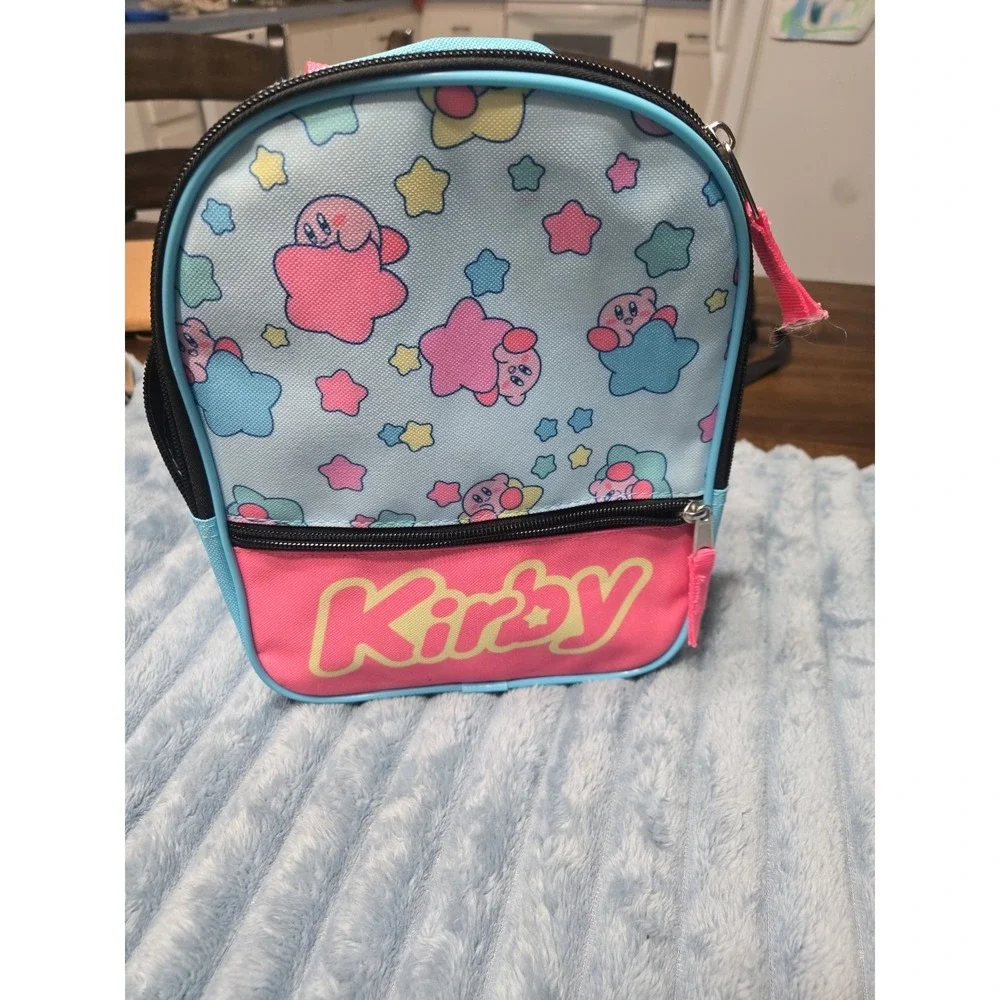 Kirby Mini Backpack‎ Nintendo Bioworld Pink Blue Kids Small Bag Cute Gamer